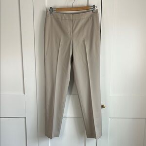Lafayette 148 Beige/Taupe Barrow Wool Trousers | 4